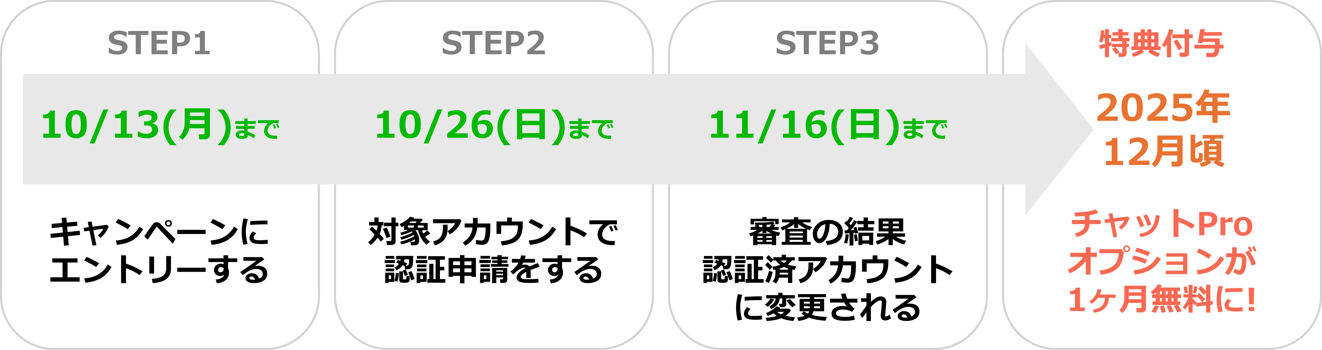 キャンペーンの流れ