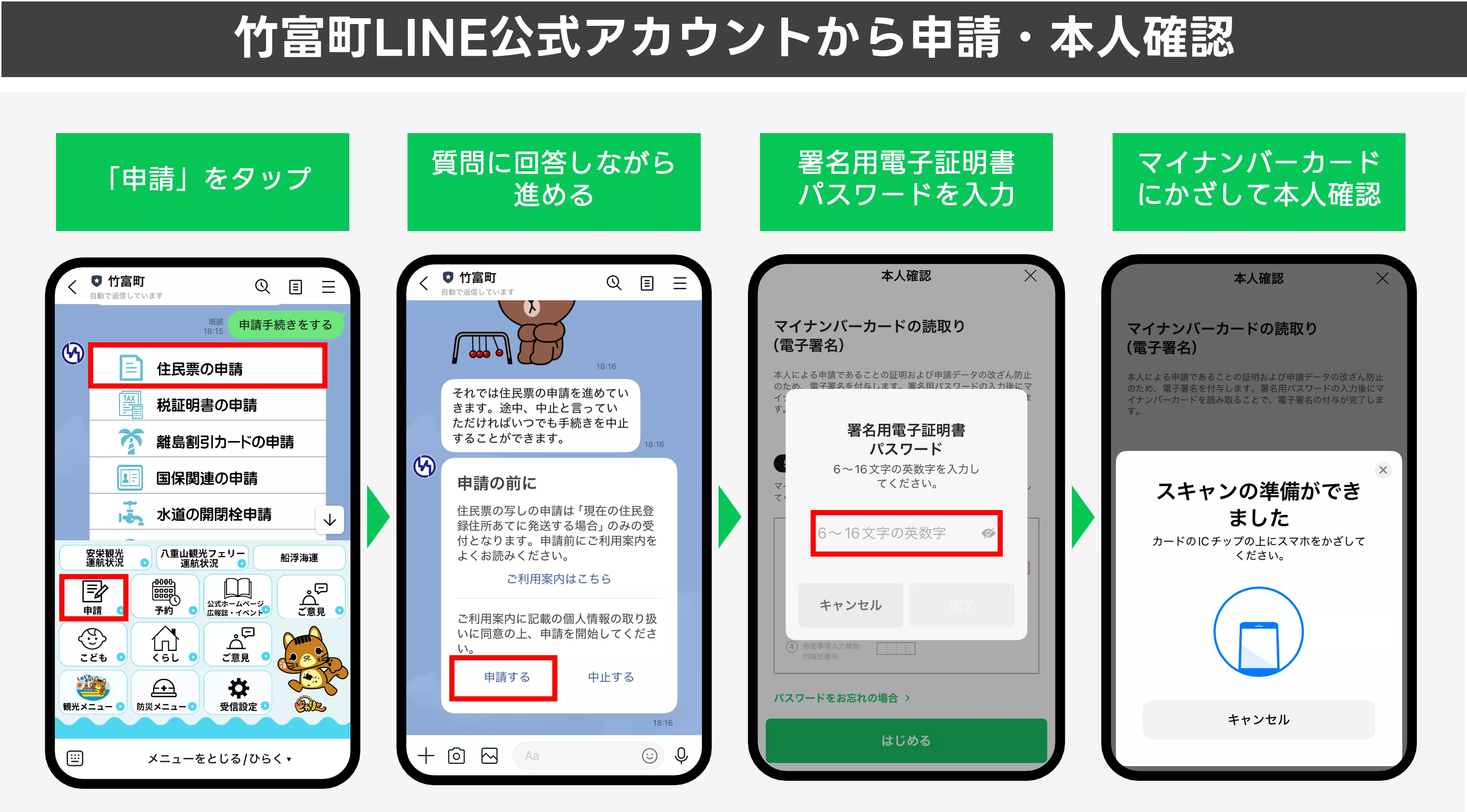 人口1万人以下のDX施策。沖縄県竹富町でLINE 公的個人認証サービス