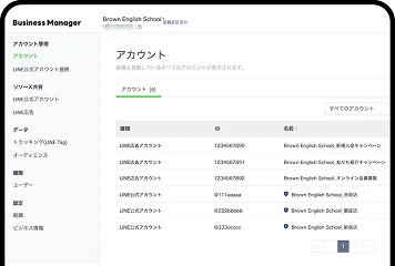 ビジネスマネージャー問い合わせ