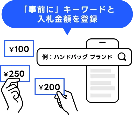 ユーザーがほしいものを検索