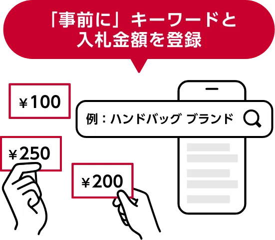 ユーザーがほしいものを検索